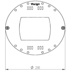         .  Hugo Lahme (VitaLight) 28 , d=230 , 24 , RGBW,  