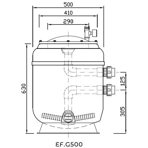    Evospace Galaxia .500 , DN40, H=630 , 