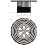      Aquaviva .95 , 1,5'' AISI-304, 