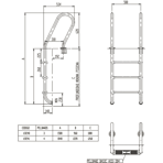     Idrania Standart 4 , Racket, AISI-304