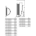    Sawo Tower TH4 60NB-WL-P