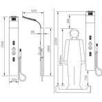    Kolpa ZONDA FLAT 3F 150228 , kerrock 9198 - light concrete