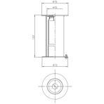     Astralpool D 43 , AISI-316, 